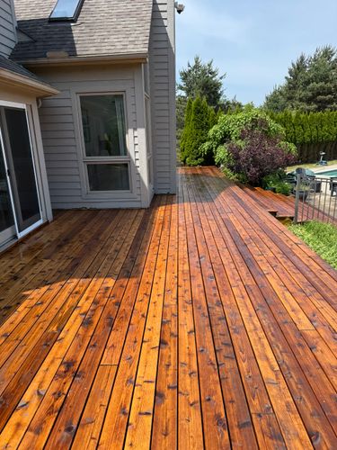 Staining for Fresh Water Pressure Washing & Services LLC in Traverse City, MI