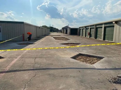 Concrete Parking Lot Construction for Rytren Concrete in Pearland, TX