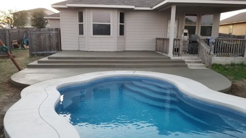 Concrete for Martin's Masonry & Landscaping in Leander, TX