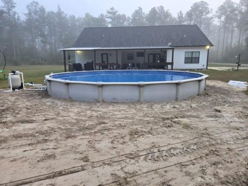 Above Ground Pool Installation for Down & Dirty Pool Service in Crawfordville, FL
