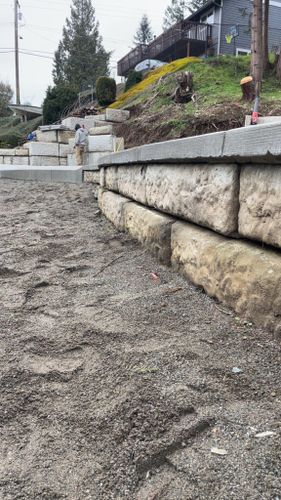 Patio Design & Installation for MD Construction & Sewer in North Yelm, WA