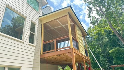 Deck Remodeling and Extensions for CSC Carpentry LLC in Alpharetta, GA