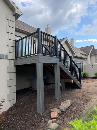 Composite Decking for RBM Construction Inc. in Eau Claire, WI