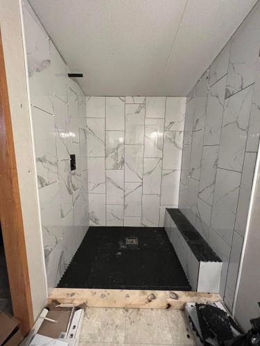 Bathroom Renovation for L.R. Platt Construction in Boonville, New York