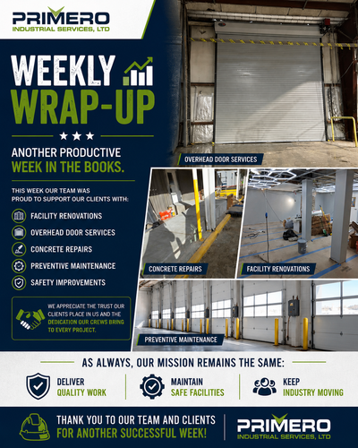 Door Services for Primero Industrial Services, LTD in Webster, TX