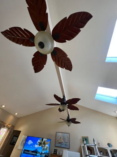 Ceiling Fan Installation for DC Electrical Home Improvements in San Fernando Valley, CA