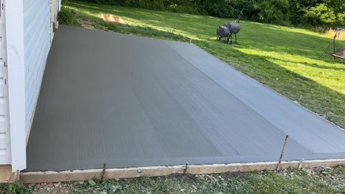 Foundation Laying for Amick’s Affordable Concrete & Power Washing LLC in Mansfield, OH