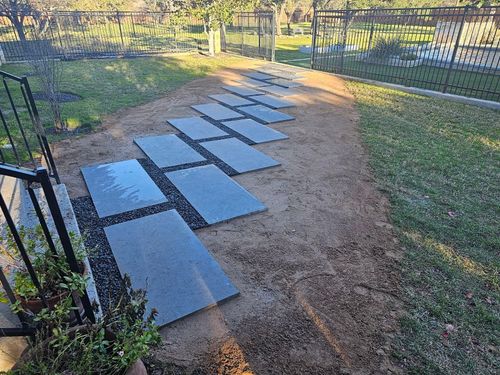 Natural Stone Hardscape for Guzman's Landscaping Services in Austin, TX