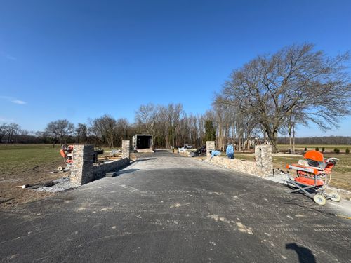 Natural Stone Hardscape for Broker Post Ground Crew in Sussex County, DE