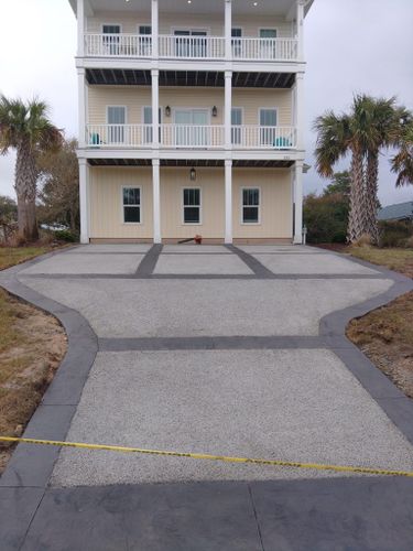 Patio Design & Installation for Concrete Cowboyz in Greenville, NC