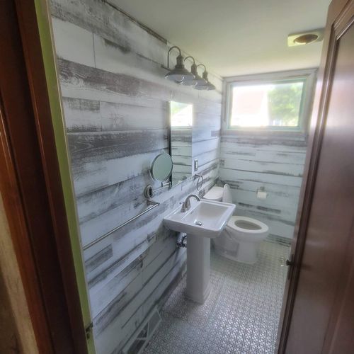 Bathroom Renovation for Hammer Pair Contracting LLC in Newton Falls, OH