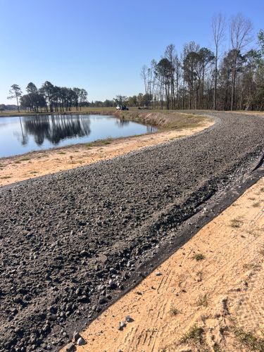 Pond Work for Coursey Construction in Metter, GA