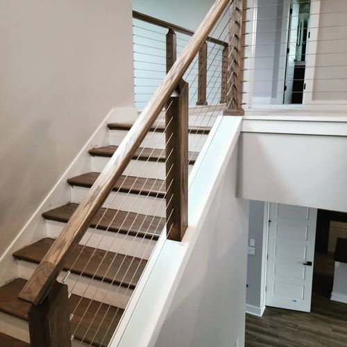 custom built staircases and handrails for Florida Coastal Carpentry LLC.  in Flagler County, FL