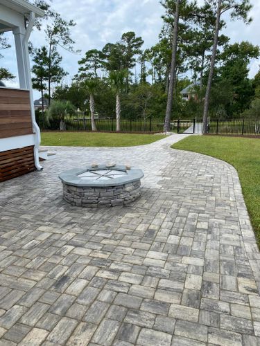 Hardscaping for JND Transformation Landscapes & Hardscapes LLC in Cedar Point, NC