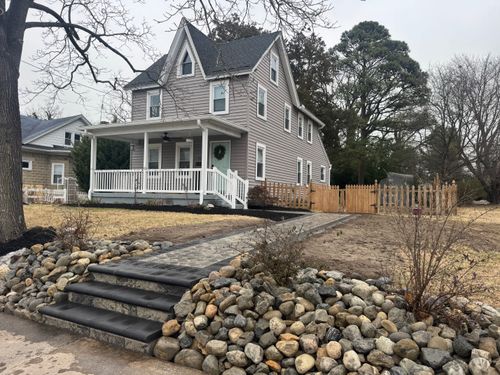 Patio Design & Construction for Broker Post Ground Crew in Sussex County, DE