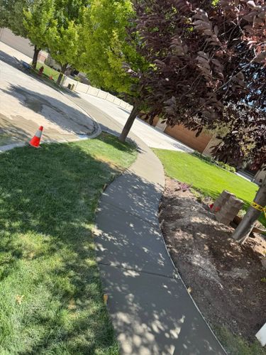 Sidewalk Installation for Pro-Superior Concrete Construction LLC in Salt Lake City, UT