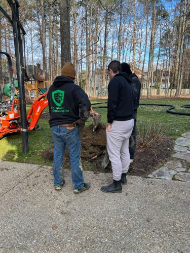 French Drains for Mr Greens Landscaping in Chesterfield, VA