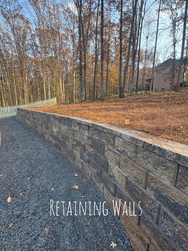 Retaining Wall Installs for E&T Outdoor Pros in LaGrange, GA