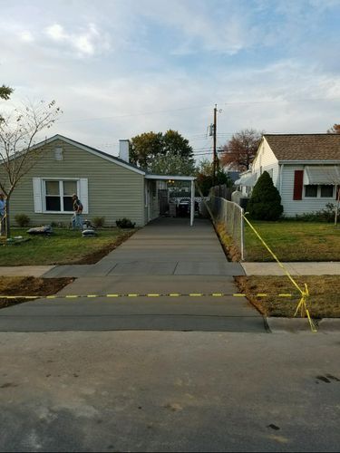 Concrete Driveway Installation for Dixie Concrete Masonry LLC in Saint Leonard, MD