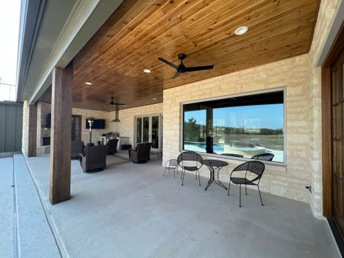 Outdoor Living Spaces for ABEL Custom Build & Design, LLC. in New Braunfels, TX