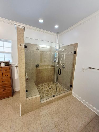 Frameless Glass Showers for Pane -N- The Glass in Rock Hill, SC
