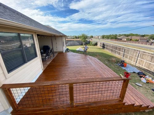 Fence Staining for Ansley Staining and Exterior Works in New Braunfels, TX