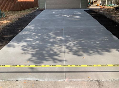Concrete Driveway & Aprons for Outdoor Dynamics LLC in Sherburne County, MN