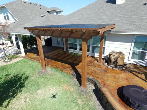 Custom Pergolas for Keen Decorative Concrete in Corpus Christi, TX