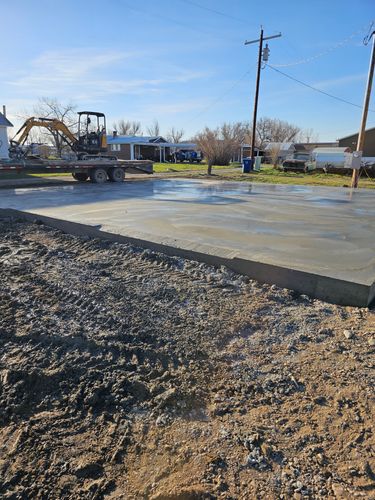 Concrete work for Blue Mountain Construction in Roundup, MT