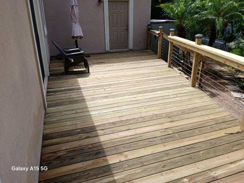 Deck Fabrication Services for K & A Landscaping, Inc. in Jacksonville, FL