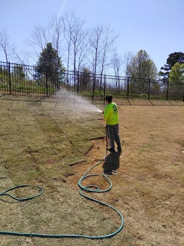 Clean up for Grass Monkey in Gainesville, GA