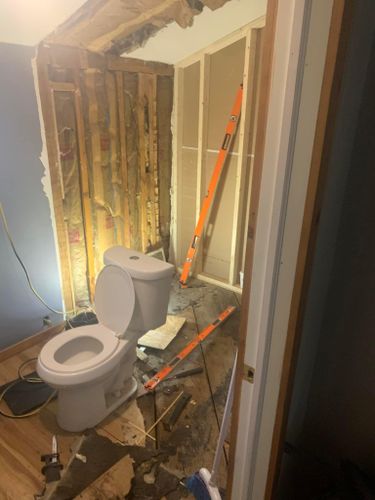 Bathroom Renovation for L.R. Platt Construction in Boonville, New York