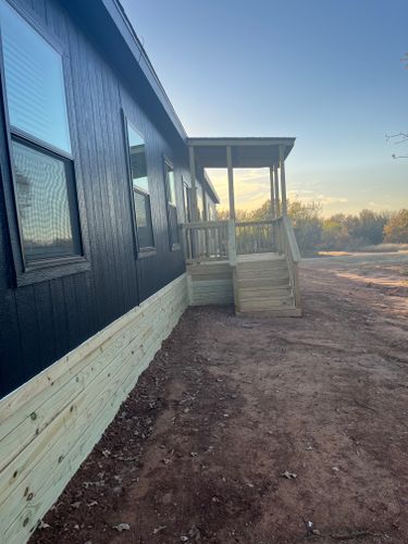 Mobile Home Skirting for BAKER Carpentry in Joshua, TX