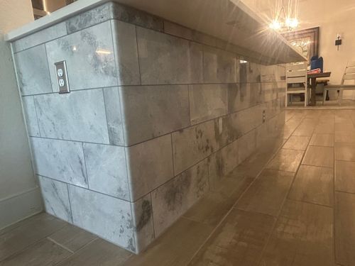 Kitchen for Guadalupe Tile Company in New Braunfels, TX