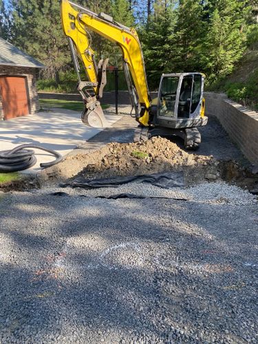 Foundation Digging for Arthur Construction in Deer Park, WA
