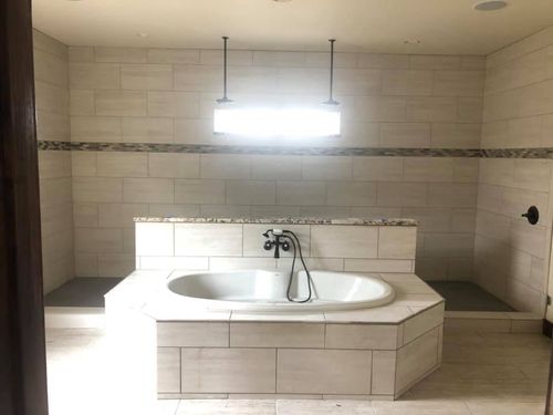 Bathroom Renovation for JD Custom in Bowie,  TX