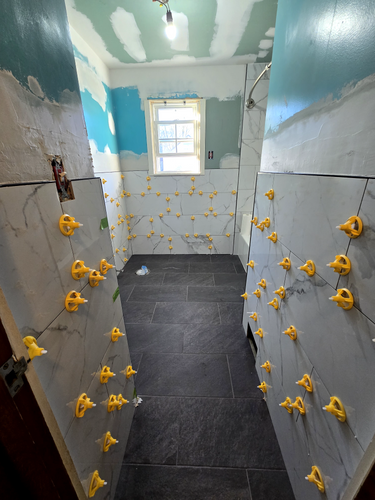 Tiling for Antonio's Home Improvement in Utica, NY
