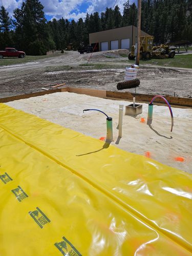 Spray foam insulation for Blue Mountain Construction in Roundup, MT