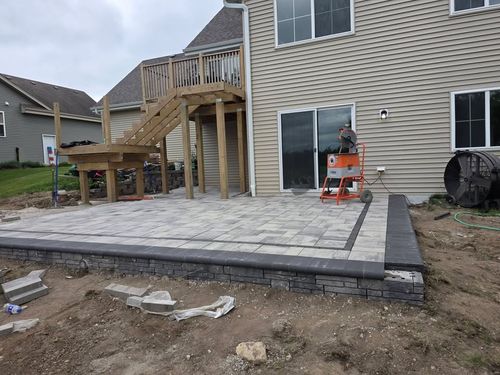 Patio Construction for Ultimate Landscaping LLC in Lake Country, WI