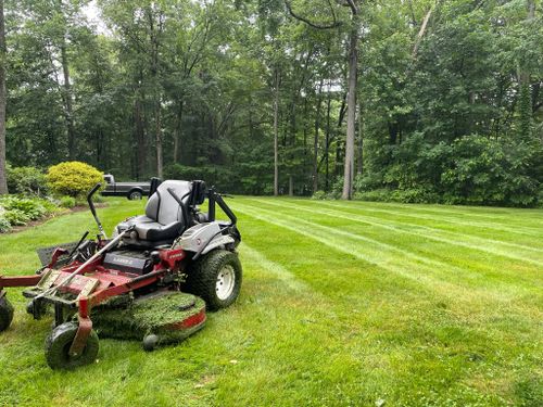 Mowing for CS Property Maintenance in Middlebury, CT