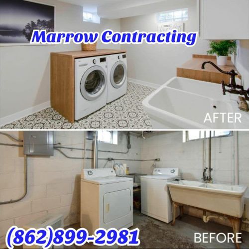 Basement Remodeling for Marrow Contracting & Flooring LLC in Morristown, NJ