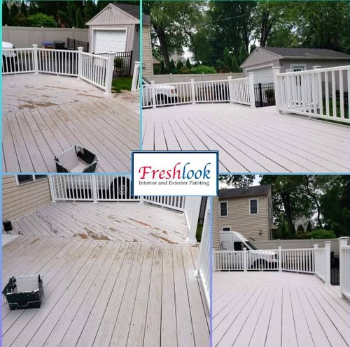 Deck Staining for Freshlook Painting LLC in Springfield, PA