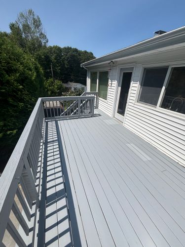 Deck Staining and Refinishing for Unlimited Softwash in Bellingham, MA