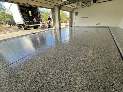 Epoxy Garage Coatings for PRYME EPOXY LLC in Mayer, AZ