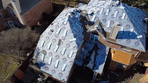 Installs for Major League Roofing in Frisco, TX