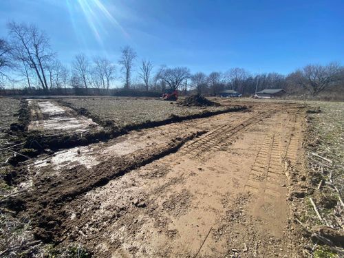 Foundation Digging for Pioneer Construction in Cambridge City, IN