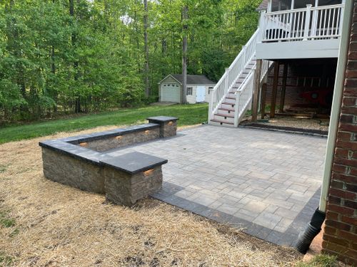Patio Design & Construction for ALPHA LANDSCAPES in Culpeper, VA