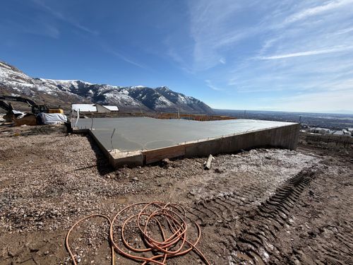 Concrete Slab Construction for Paskco LLC in Tremonton, UT