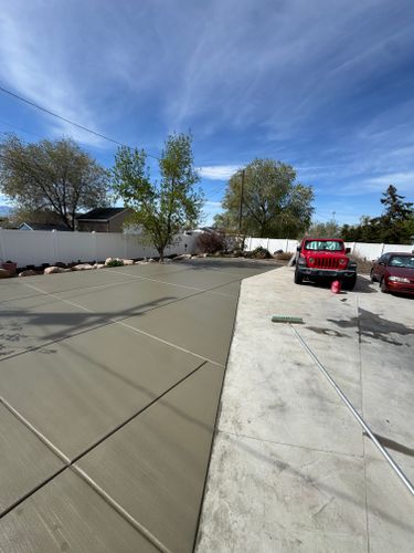 Stamped Concrete Installation for Pro-Superior Concrete Construction LLC in Salt Lake City, UT