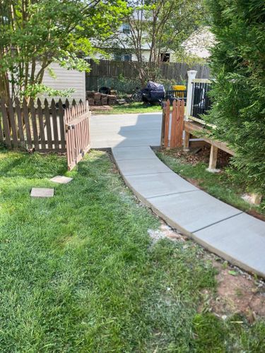 Sidewalk Installation for Dixie Concrete Masonry in Saint Leonard, MD
